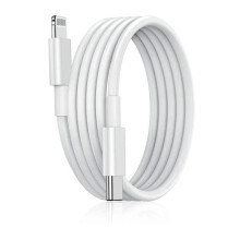 Caricabatterie compatibile con iPhone - Cavo - USB-C da 20 W - Caricabatterie rapido bianco (1 cavo)