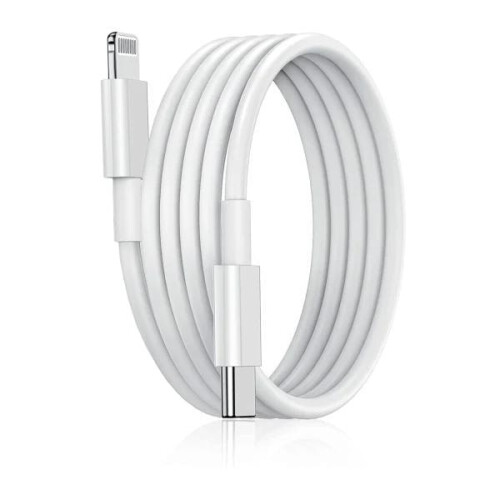 Charger for compatible with iPhone - Cable - 20W USB-C - Fast Charger White 1pc cable
