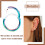 Jstyle12pcs16G Κοσμήματα Piercing Rook, Δαχτυλίδια φρυδιών από ανοξείδωτο ατσάλι με καμπύλη 5
