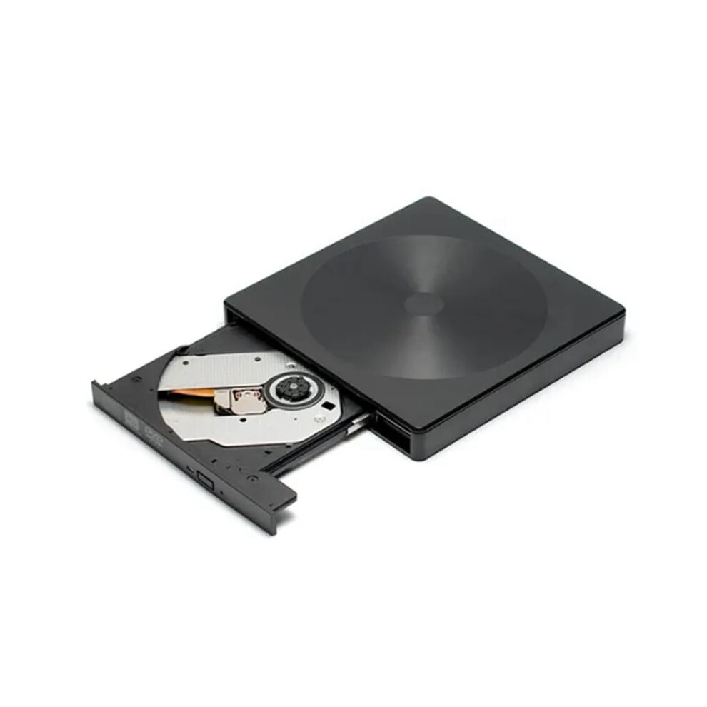 Dvd External Usb3.0 Reader Cd Player Burner Optical Disk Drives For Pc Laptop Notebook Black 9164030290839