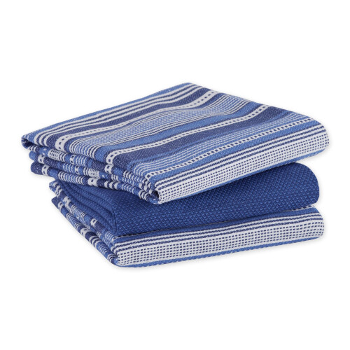 Σέτ πετσετών DII Everyday Collection Urban Stripe, 20x30, Ναυτικό Μπλε, 3 τεμάχια 2