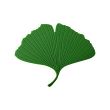 Conjunto de xícaras de silicone com estampa de folha de ginkgo, à prova d'água, antiescaldantes, isolantes térmicas, antiderrapantes e próprias