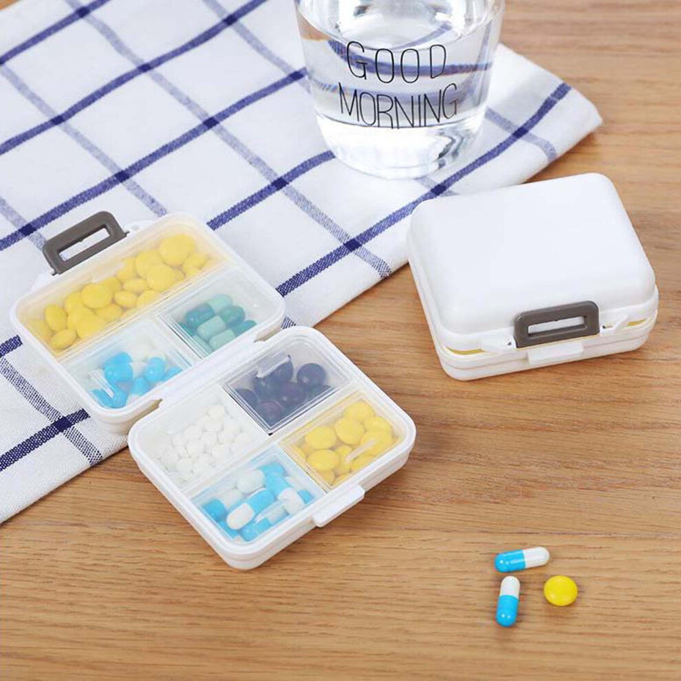 under 5$ Storage Supplies Gnobogi Portable Mini Dispensing Box Tablets Dispensing Box Storage Box PortableGift for Family Up to 50% off Clearance