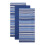 Σέτ πετσετών DII Everyday Collection Urban Stripe, 20x30, Ναυτικό Μπλε, 3 τεμάχια 2