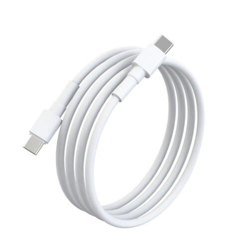Compatibil cu iPhone15Încărcător rapid 2METER - USB-C la USB-C - ALB alb 1