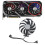 Ανεμιστήρες κάρτας γραφικών GPU 95MM7Pins CF1010U12S Ανεμιστήρας ROG STRIX RTX3060 3070 3080Ti Ψυγείο 2