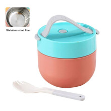 Thermos-Lunchbox, tragbarer isolierter Lunchbehälter für warme Speisen, auslaufsicher für warme und kalte Speisen, ideal für Schule, Büro,