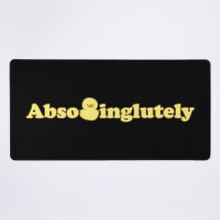 Egy ÚJ Absoduckinglutely íróasztal-szőnyeg