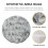Forzero Fluffy Colorful Shag Round Area Rug Plush Carpet Για Παιδιά Κορίτσια Σαλόνι Υπνοδωμάτιο 3