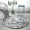 Forzero Fluffy Colorful Shag Round Area Rug Plush Carpet Για Παιδιά Κορίτσια Σαλόνι Υπνοδωμάτιο 4