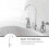 Baderomsvaskblander i rustfritt stål Kjøkkenkran Luftblander Multifunksjon 2