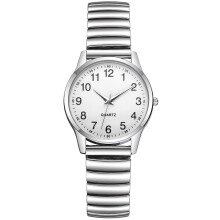 Reloj de pulsera unisex de cuarzo de acero inoxidable para mujer, a la venta en Creance