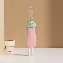 Escova de limpeza para tampas de copos, peças individuais, escova de detalhes para tampas de copos, mini escova adequada para mamadeiras, copos de