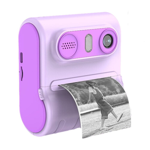 Câmera Instantânea Infantil YOLOKE com Duas Câmeras HD, Impressão Térmica de 2,4 Polegadas, Design Leve e Portátil, Fácil de Usar - Ideal para