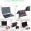 Capa compatível com MacBook Air de 13 polegadas (modelos de 2022, 2021, 2020, 2019 e 2018, A2337M1, A2179 e A1932) com tela Retina. 3