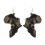 Pendientes de madera hipoalergénicos con forma irregular estilo punk de HOTYA. 1