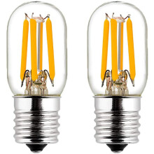 Pachet de 2 becuri candelabru E17LED, compatibile cu 8206232A, cuptor cu microunde, cuptor, frigider, aragaz, 2W alb cald