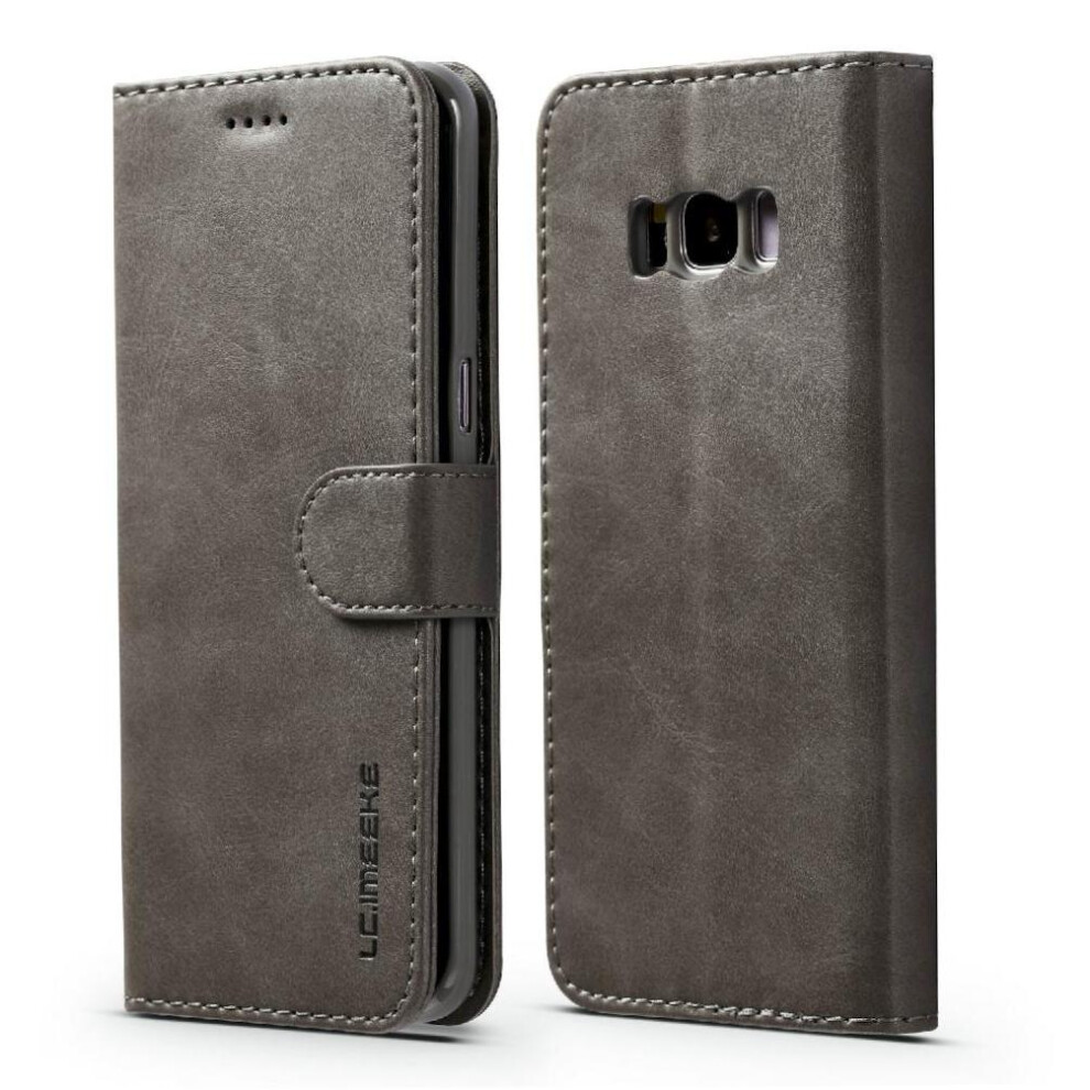Case For Compatible With Samsung Galaxy S8 Plus Card Slots Wallet Calf Texture Horizontal Flip Leather Case With Holder 9048212896647