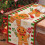 Χριστουγεννιάτικος Τραπεζομάντιλος Gingerbread Man 13x90in, Πράσινο Κόκκινο 2