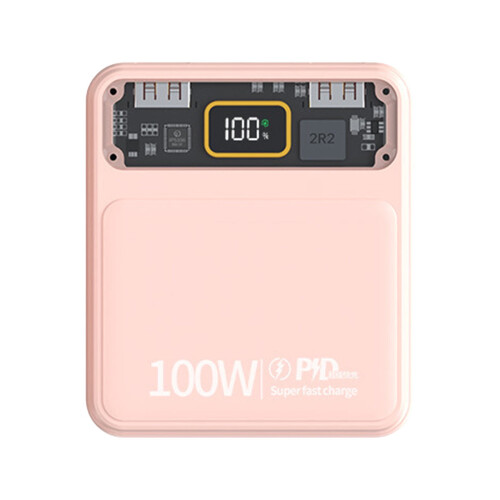 Μπαταρία Jacenvly 10000mAh, γρήγορη φόρτιση 10W, οθόνη LED, ενσωματωμένα καλώδια Type-C και Micro 1