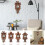 AURIGATE Traditional Black Forest Cuckoo Indoor Decorative Wall Clock 4