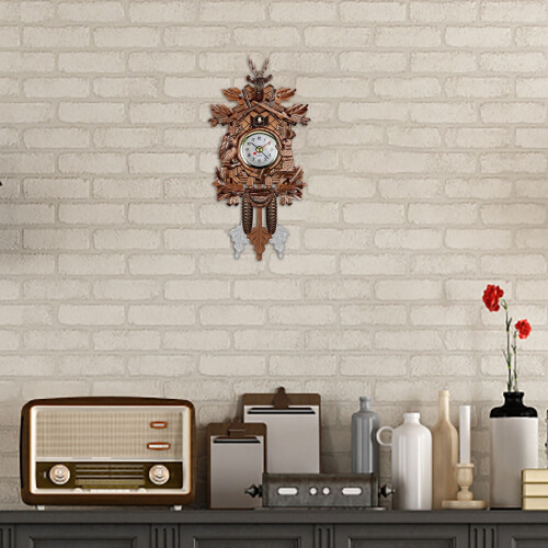 AURIGATE Traditional Black Forest Cuckoo Indoor Decorative Wall Clock 2