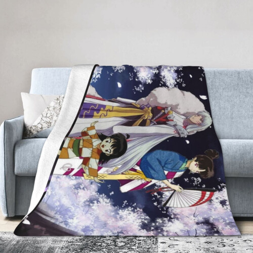 Κουβέρτα Sesshomaru Flannel 80"x60" - Ελαφριά, αντιστατική, δροσερή κουβέρτα ελέγχου οσμών 1