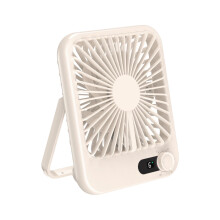 VALSEEL 2024 New Border Popular Desktop Fan USB Home Outdoor High-speed Mini Digital Display Folding Small Fan Desk Fan Folding Fan