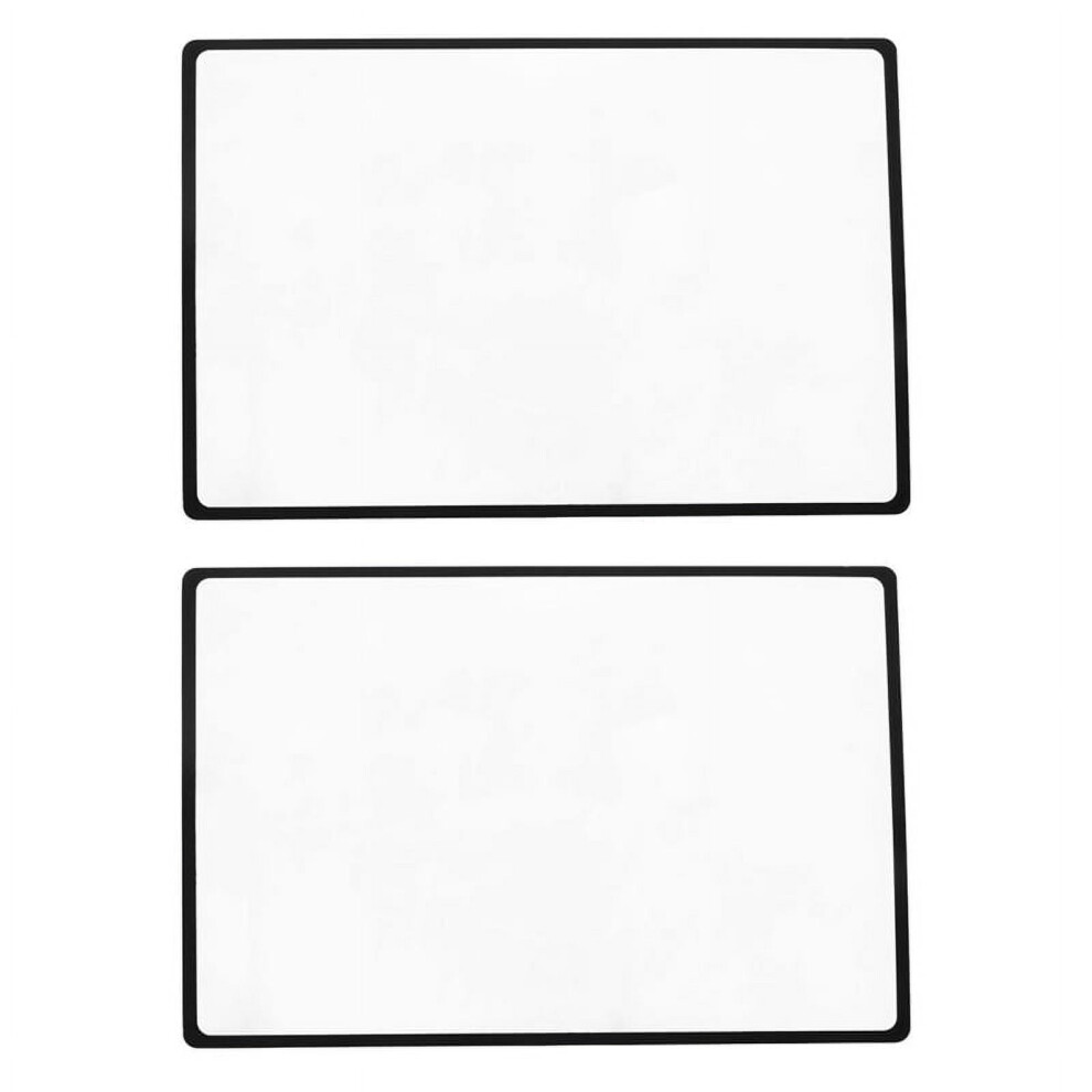 Black 2X Reading Support Sheet Magnifier Magnifying Glass 3-Zoom