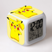 LED-Wecker mit Pokémon-Motiv – Leuchtender digitaler Tischwecker für Kinder und Erwachsene – Kompatibel mit HTNL#274 – Geburtstagsgeschenk