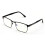 Men Rectangular Stainless Steel Reading Glasses Anti Blue Ray Lens - Computer Reader - Wide Fitment 1