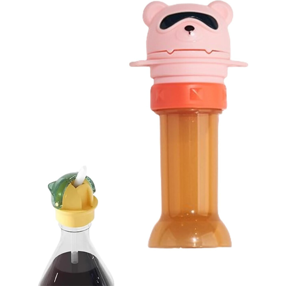 Reusable Water Bottle Straw Lid for Kids, Compatible with Standard Bottles - Spout Adapter & Cover, Baby Bottle Caps