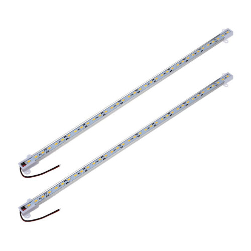 2 τεμάχια 50CM5630SMD36LED θερμό λευκό αλουμίνιο άκαμπτη λωρίδα φωτισμού με ράβδους