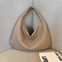 Kézitáska Designer Szőtt Kiváló Minőségű Válltáska Női Luxus Bőr Nagy Kapacitású Kézitáska Hétköznapi Kézitáska Női Khaki