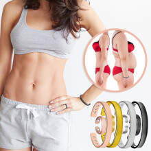 Jacenvly2024Clearance Retro Skulptur Lymfedrænage Germanium Detox Magnetisk Armbånd til Mænd & Kvinder, Valentinsgave