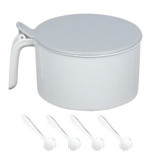 Boîte à épices avec couvercle style nordique - 4 compartiments - Anti-odeurs - Prise en main facile - Récipient à épices réutilisable -