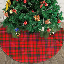 Weihnachtsbaumdecke, 48 Zoll, Clan Macdougall Tartan, für Weihnachtsdekorationen und -ornamente