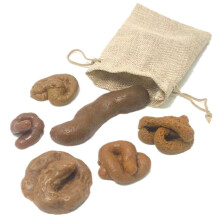 6 pezzi di finta cacca di cane morbida e realistica, scherzo, regalo per feste, giocattolo in gomma a forma di cacca.