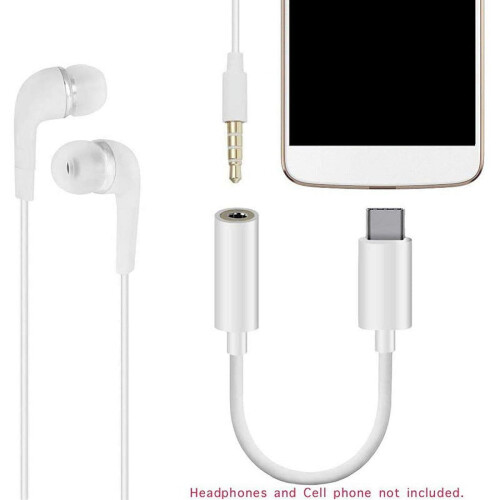 USB C til hovedtelefonstikadapter til Pro, Pixel 4 3 2XL, Galaxy 1