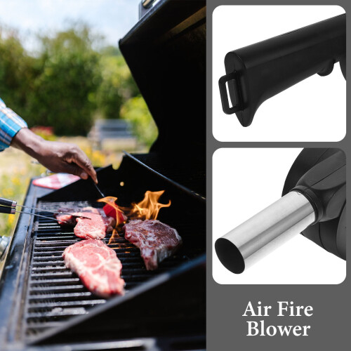 Φυσητήρας 2 τεμαχίων Ανεμιστήρας BBQ Εργαλείο μαγειρέματος Αξεσουάρ ψησίματος 2