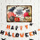 Placa de metal decorativa de Halloween Kayannuo, 30x20cm (12x8 polegadas), ideal para decorar paredes e portas internas. 5