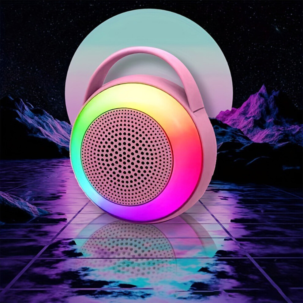 Txmfgh Wireless Bluetooth Speaker: Portable Mini Stereo With Dazzling Lights, Ideal For Outdoor And Desktop Use, Enjoy Music Anywhere 9191629577156