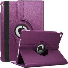 Nova capa compatível com iPad 9.7 (2018/2017) / iPad Air 2 / iPad Air - Suporte giratório 360, ativação/desativação automática.