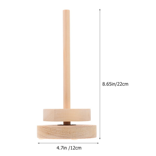 Wood Yarn Holder for Crochet Spool Storage Rack Practical Yarn Holder Sewing Thread Rack 2