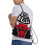 Τσάντα Bulls Classic με κορδόνι, πτυσσόμενη, αθλητική, γυμναστικής, τσάντα με κορδόνι, 3