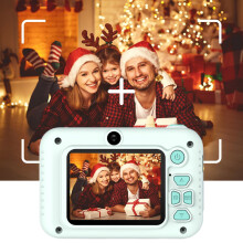Digitale kindercamera 1080p HD, oplaadbaar, compact en draagbaar - ideaal voor kinderen, tieners en meisjes - een perfect cadeau voor jongens en