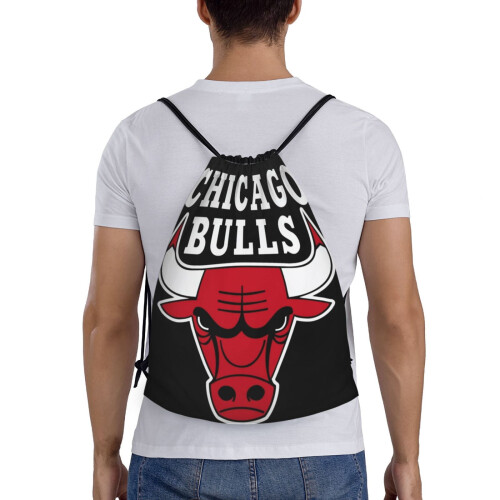 Τσάντα Bulls Classic με κορδόνι, πτυσσόμενη, αθλητική, γυμναστικής, τσάντα με κορδόνι, 1