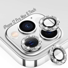 Compatible with iPhone 12 Pro Max Camera Lens Protector, 9H Tempered Glass Camera Cover Screen Protector