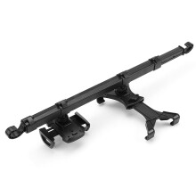 360 Rotatable Car Backseat Tablet Holder Universal Car Headrest Mount Holder Car Rear Phone Bracket Tablet Holder (Black)