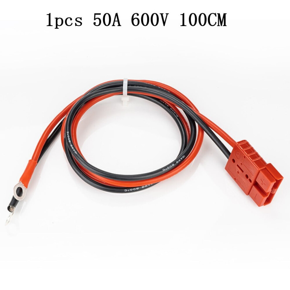 50A For Anderson Plug Lead To Lug M8 Terminal Battery Charging Connector Cable 100Cm 9191629647828
